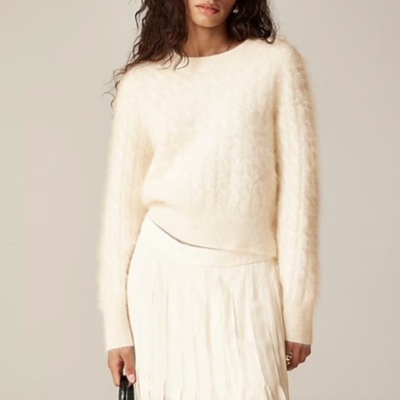 J. Crew Sweaters - J. Crew Cream Crew Neck Sweater